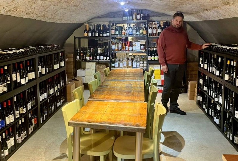 Cave à vins - L'ardoise Fût-ée - restaurant DONZENAC